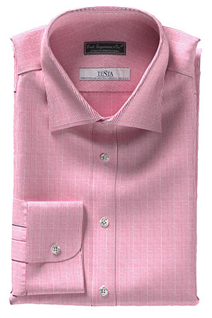 TESTA 綿麻レッド ストライプ(Y102360)