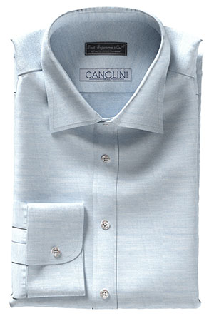 CANCLINI 綿麻サックス オックスフォード(Y102362CCLI)