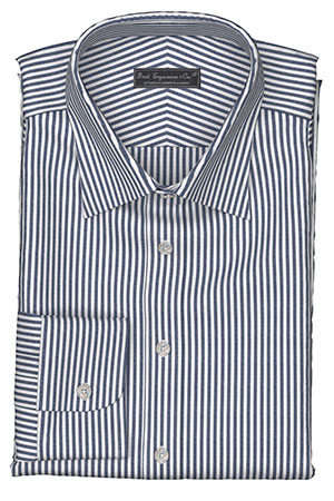 EURO SELECTION  ネイビー ロンドンストライプ(Y102460)