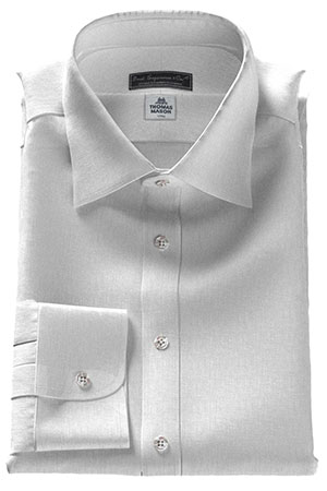 THOMAS MASON リネン ホワイト ネップ無地(TK102530)