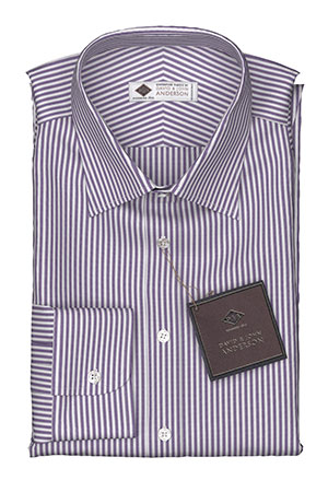 DJA200/2ply パープルロンドンストライプ(Y102621)