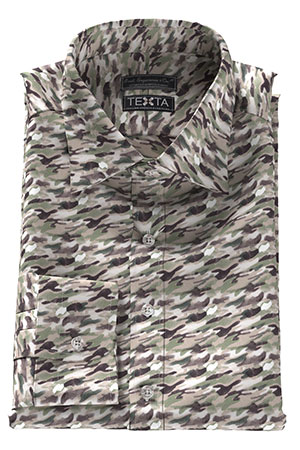 TEXTA ITALY カモフラージュ プリント(Y102658)