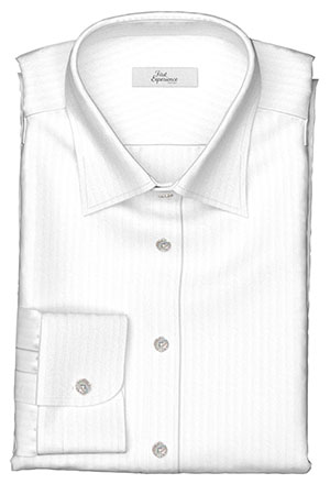 ROYALCOTTON ホワイト ドビーストライプ(Y102740)